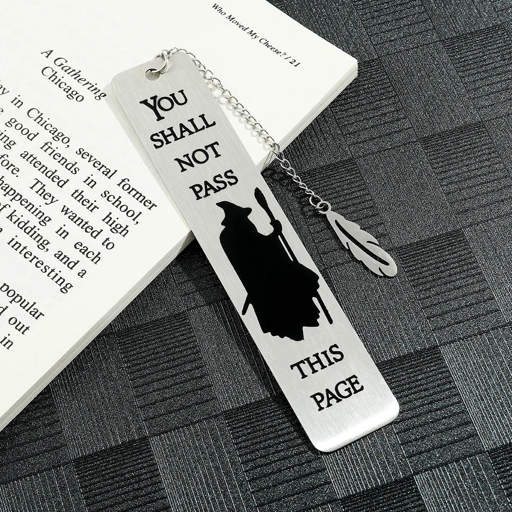 Witch Warning Book Mark - Metal Bookmark