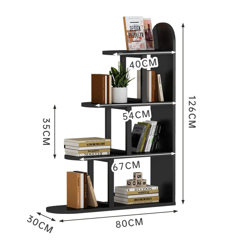 Furniture Book Shelf Wooden Storage Display Stand Organizer