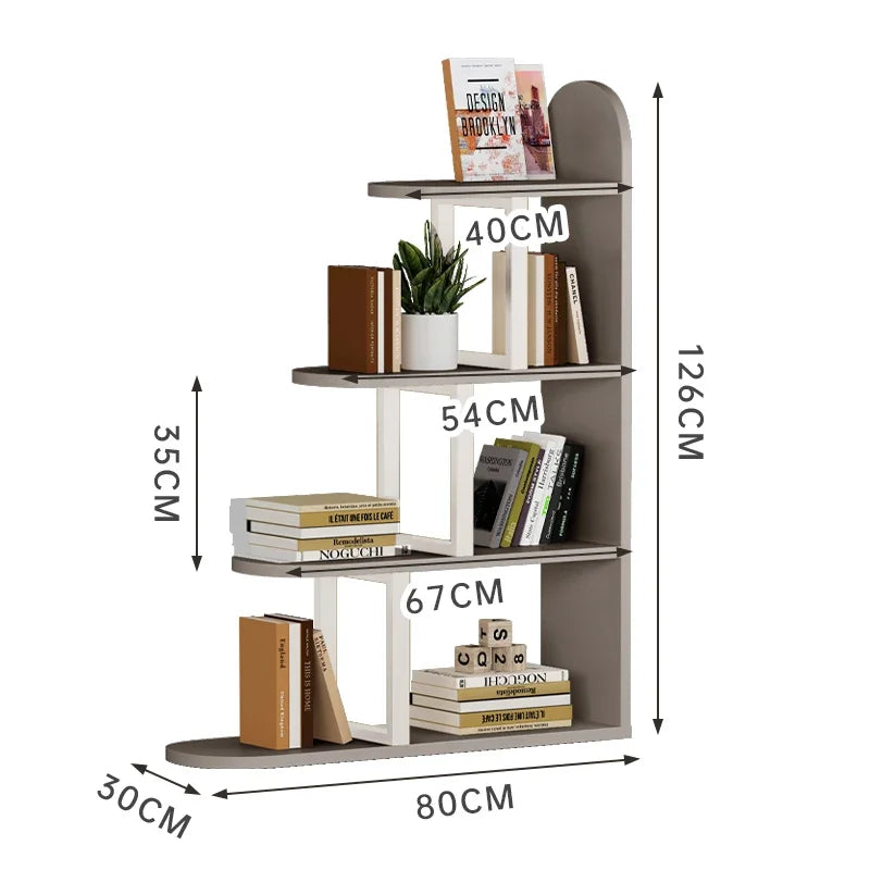 Furniture Book Shelf Wooden Storage Display Stand Organizer