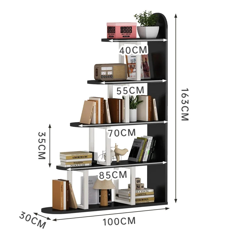 Furniture Book Shelf Wooden Storage Display Stand Organizer