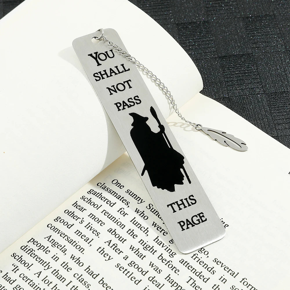 Witch Warning Book Mark - Metal Bookmark