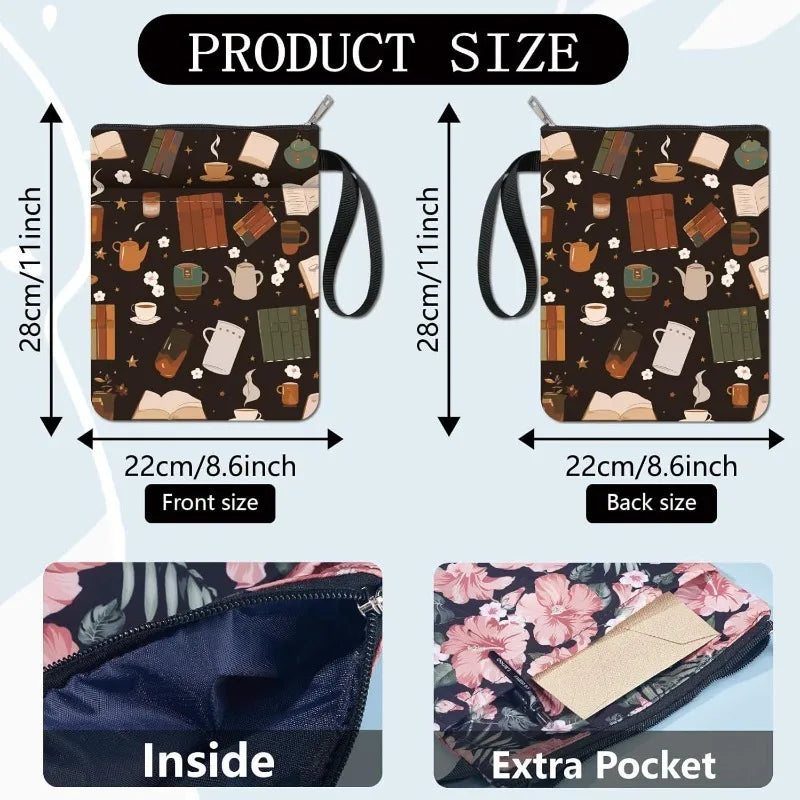 Books And Tea Book Sleeve