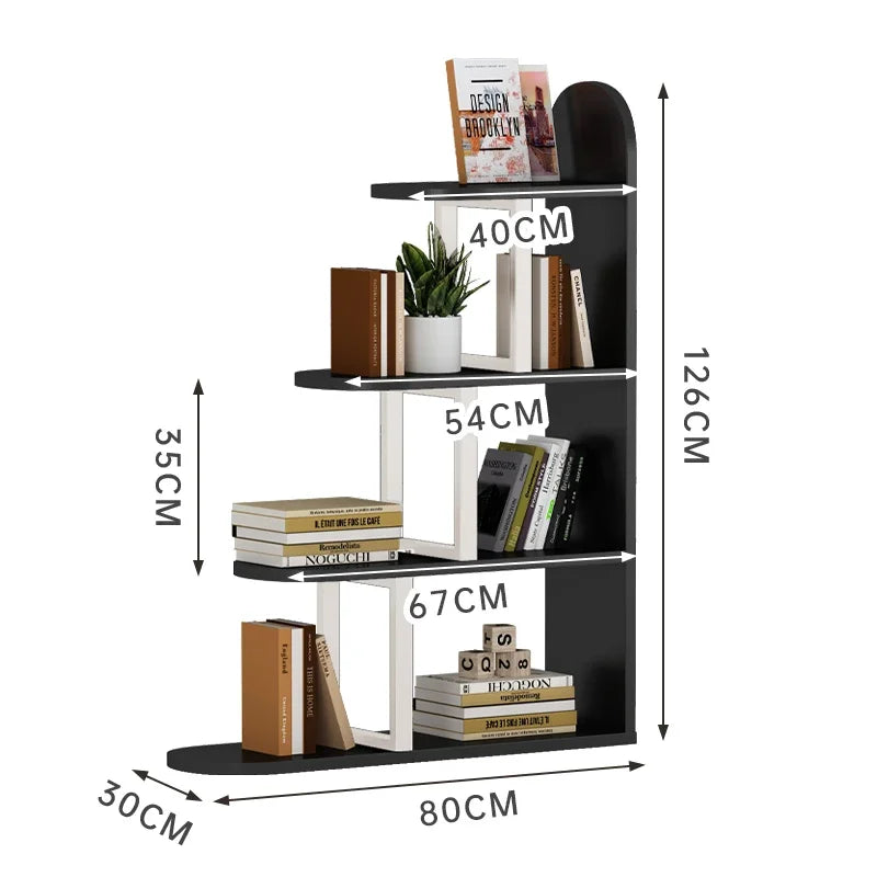 Furniture Book Shelf Wooden Storage Display Stand Organizer