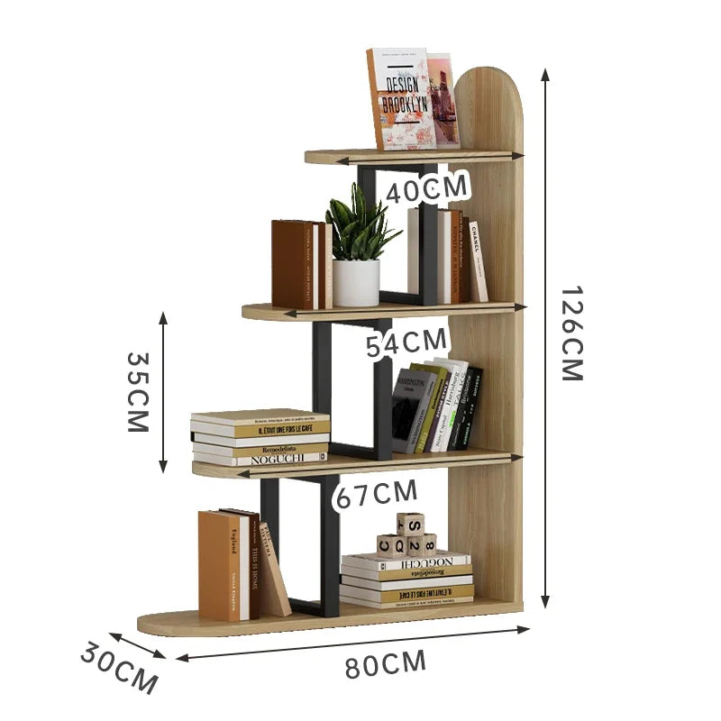 Furniture Book Shelf Wooden Storage Display Stand Organizer