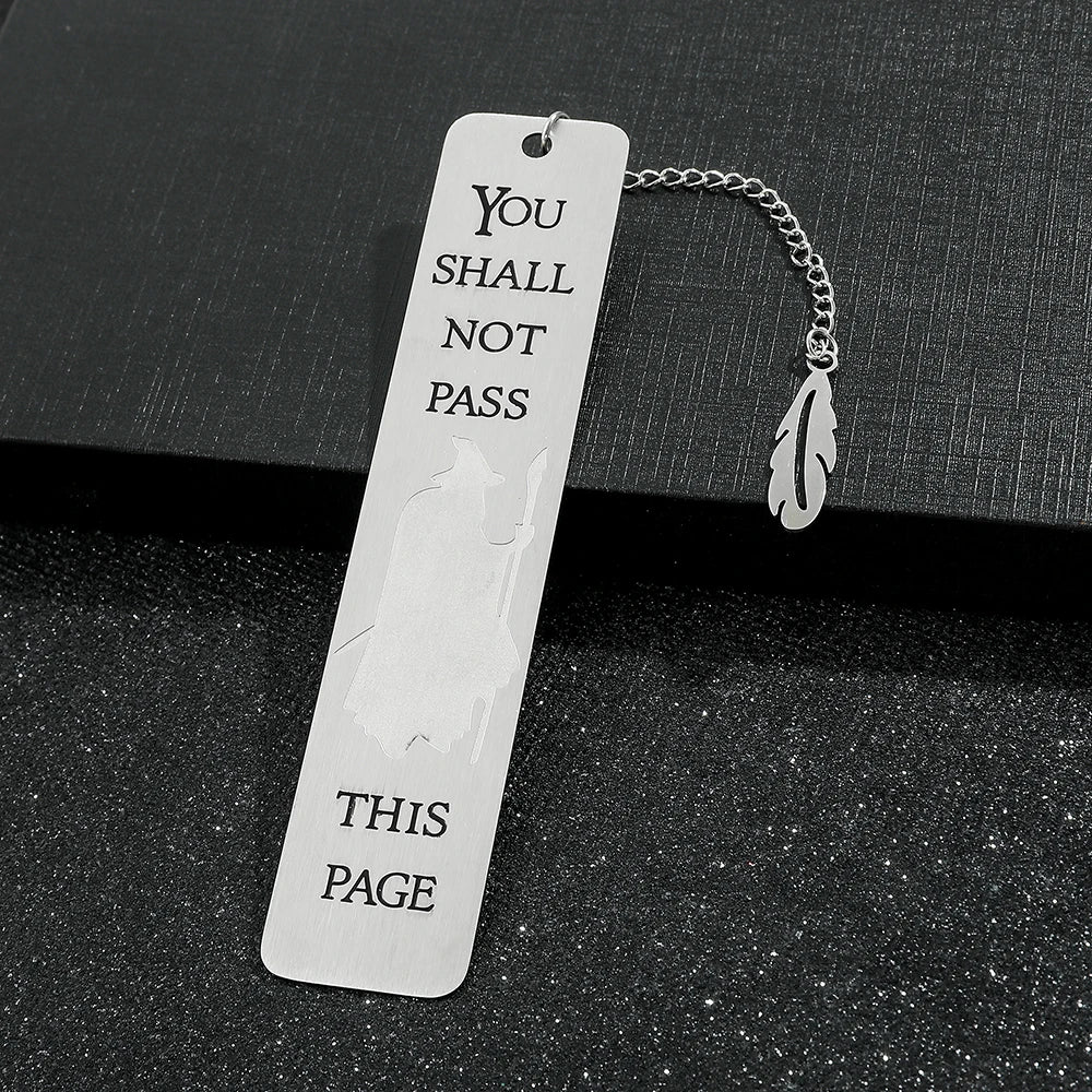 Witch Warning Book Mark - Metal Bookmark