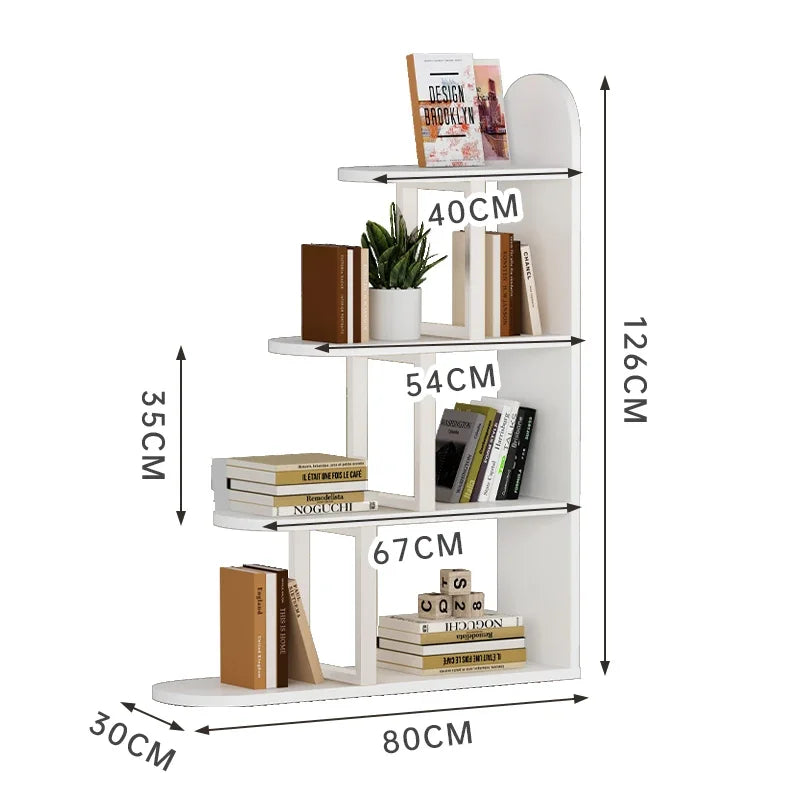 Furniture Book Shelf Wooden Storage Display Stand Organizer