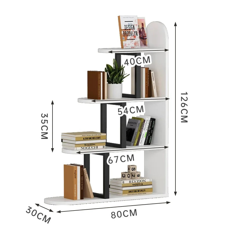 Furniture Book Shelf Wooden Storage Display Stand Organizer