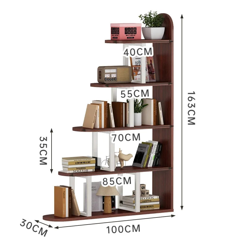 Furniture Book Shelf Wooden Storage Display Stand Organizer