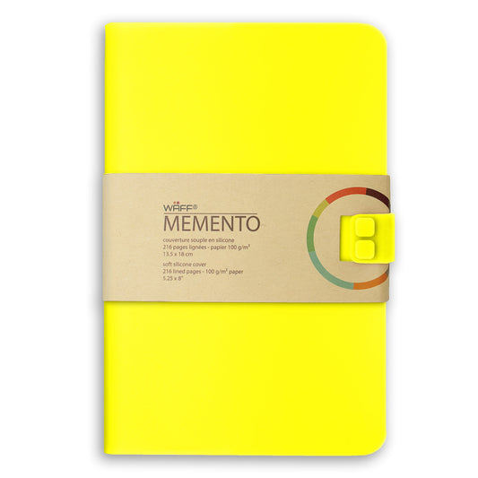 WAFF Memento Journal - Large Yellow-0