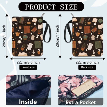 Books And Tea Book Sleeve