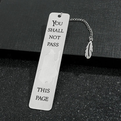 Witch Warning Book Mark - Metal Bookmark