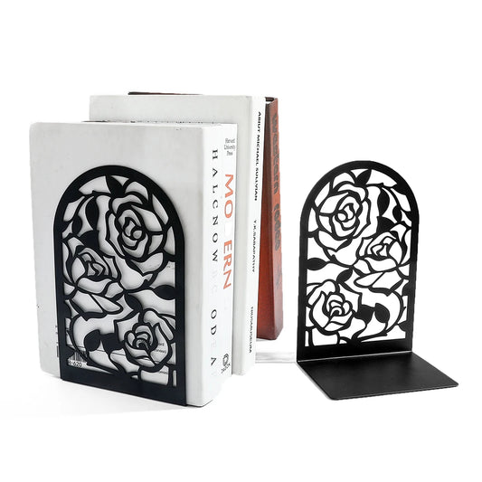 2Pcs Rose Book Ends