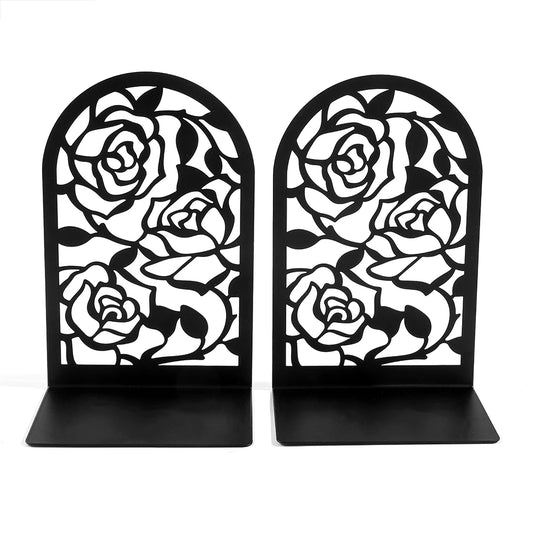 2Pcs Rose Book Ends