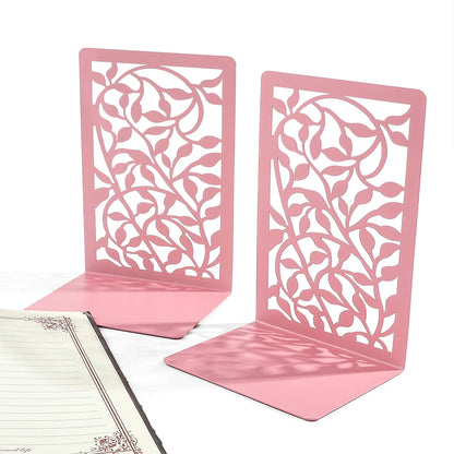 2Pcs Pink Tree Bookends