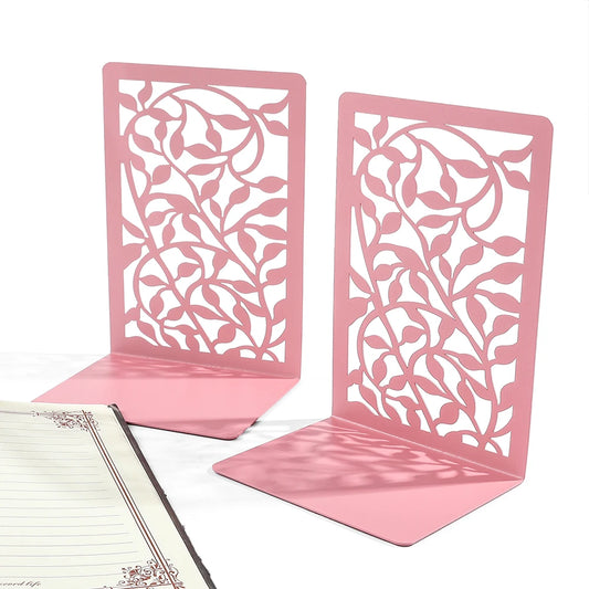 2Pcs Pink Tree Bookends