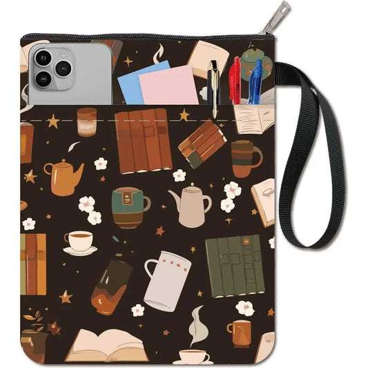 Books And Tea Book Sleeve