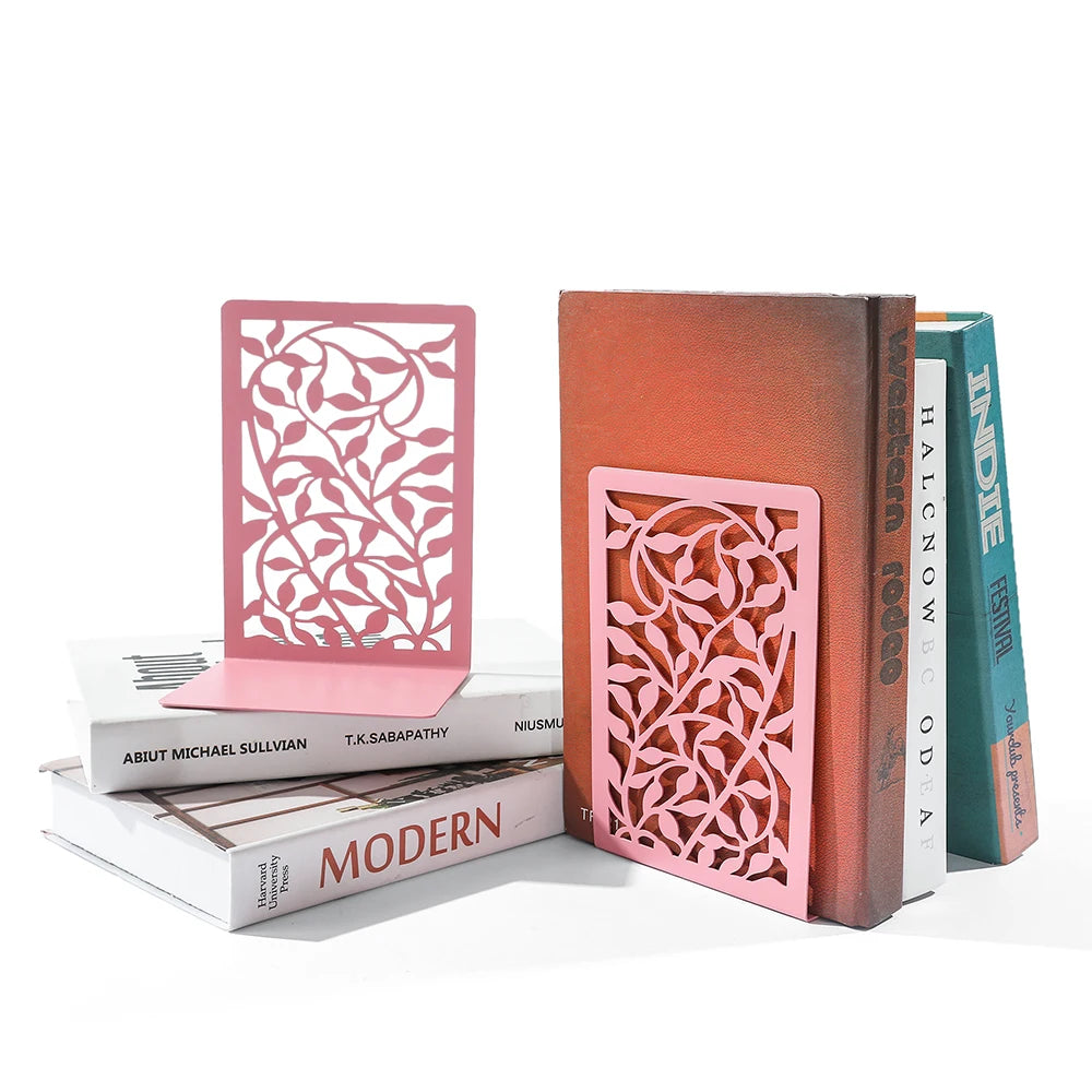 2Pcs Pink Tree Bookends